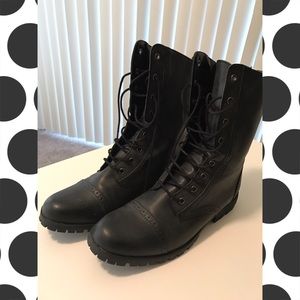 Black Combat Boots